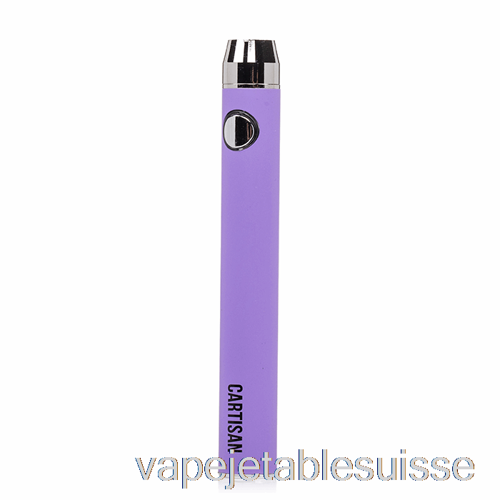 Vape Suisse Cartisan Bouton Vv 900 Double Charge 510 Batterie [micro] Violet